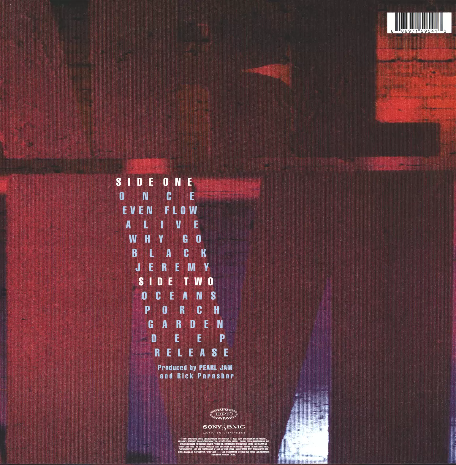 Pearl Jam: Ten, 1×LP (Vinyl)