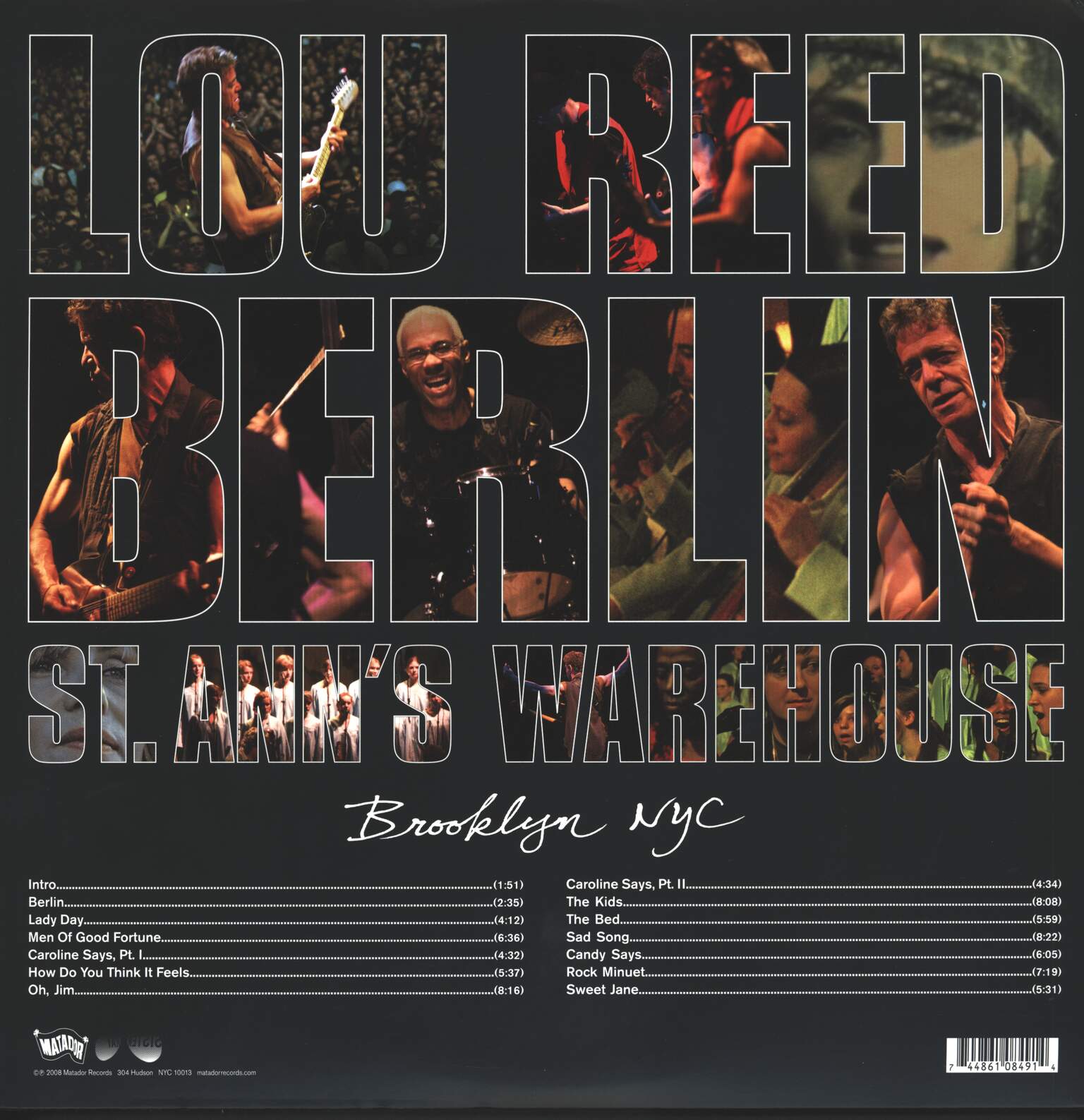 Lou Reed: Berlin: Live At St. Ann's Warehouse, 2×LP (Vinyl)