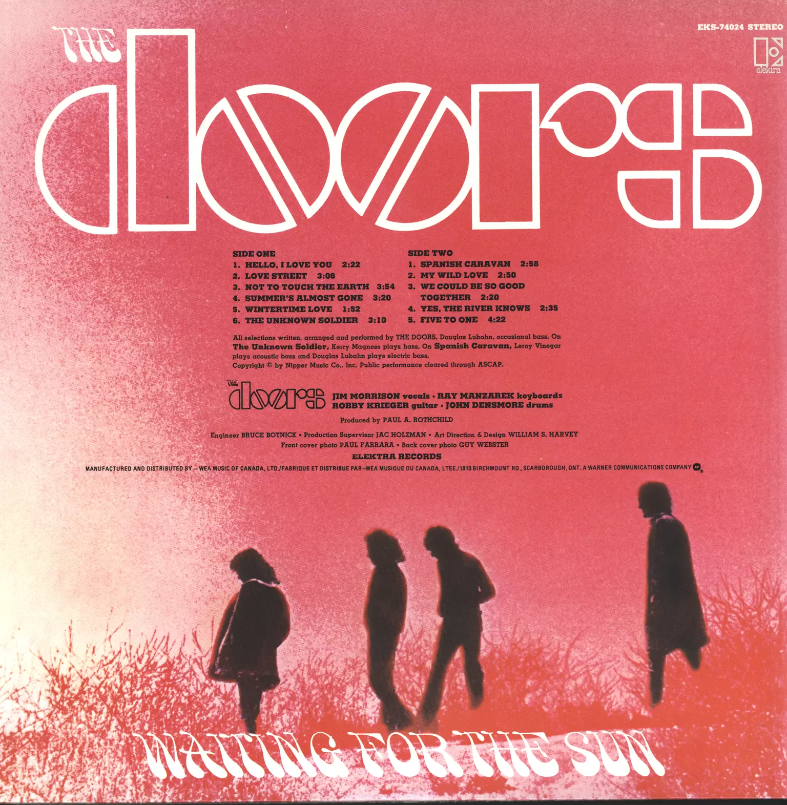 The Doors: Waiting For The Sun, 1×LP (Vinyl)