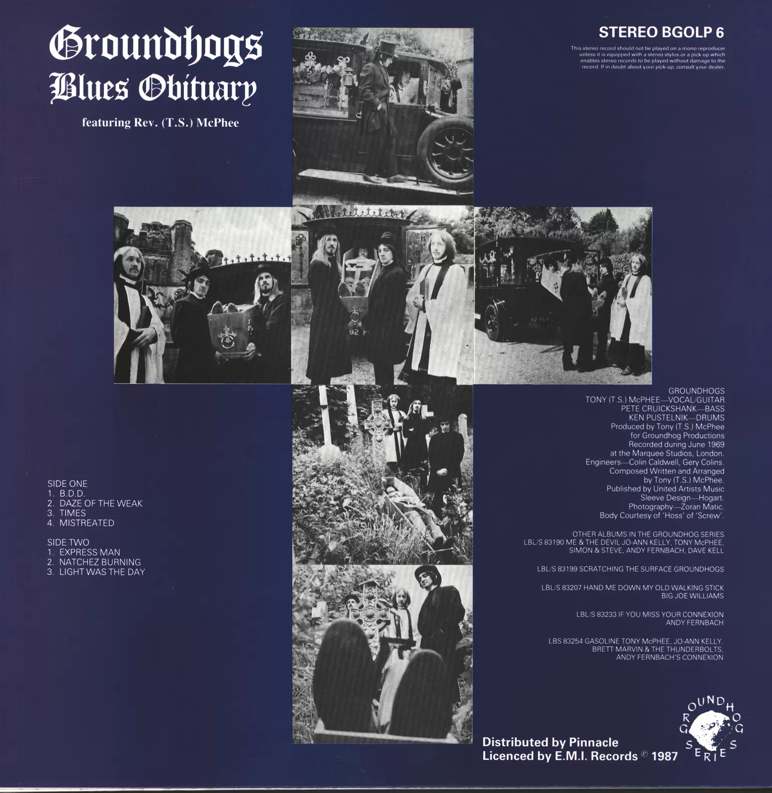 The Groundhogs: Blues Obituary, 1×LP (Vinyl)