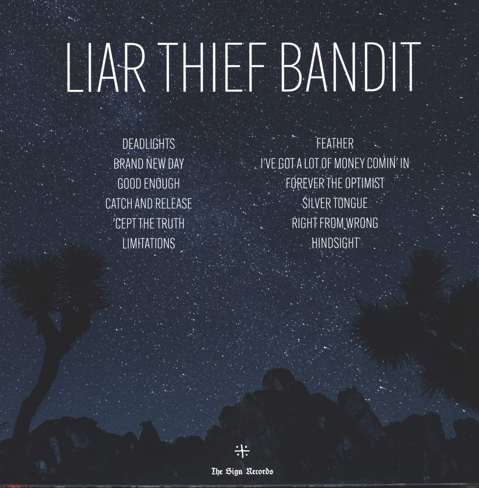 Liar Thief Bandit: Deadlights, 1×LP (Vinyl)