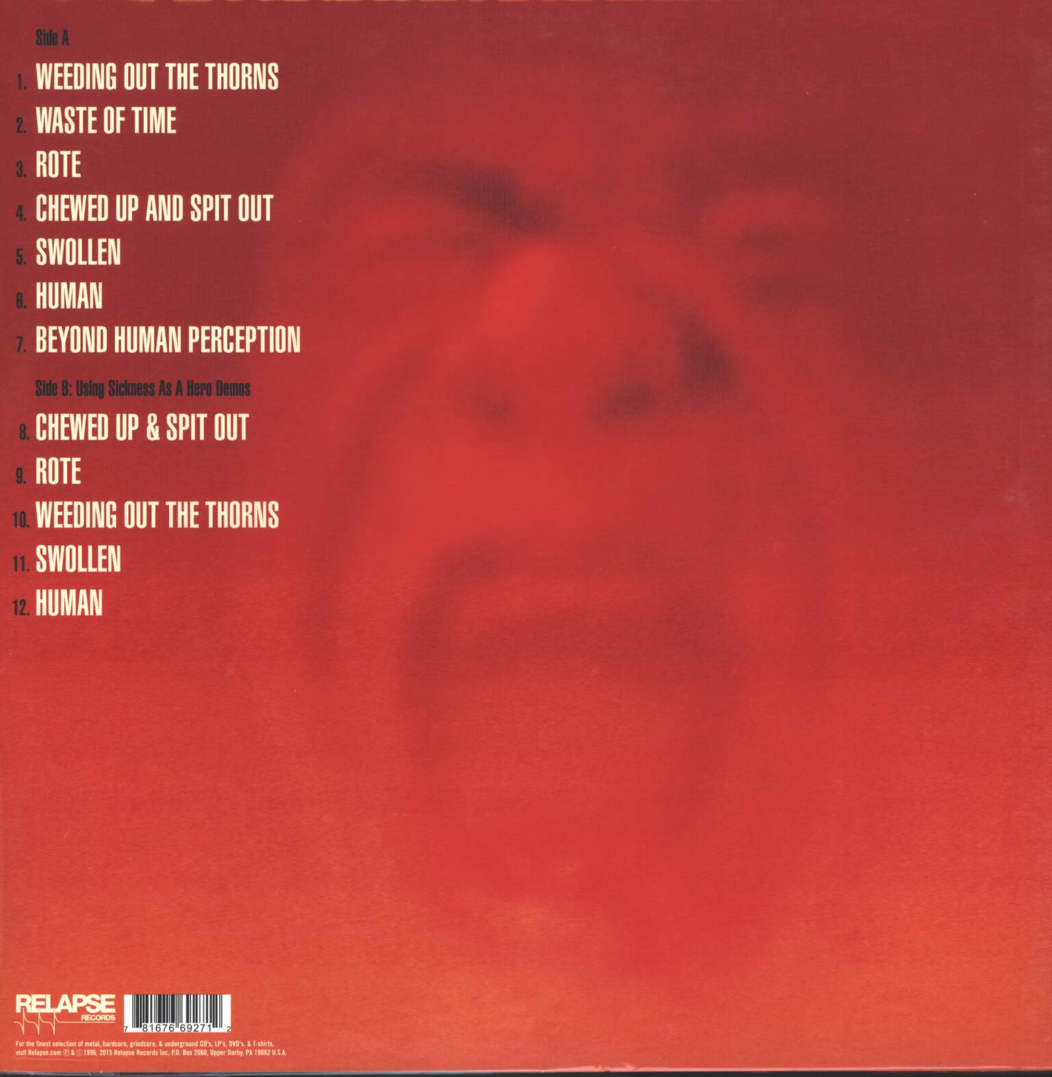 Human Remains: Using Sickness As A Hero, 1×LP (Vinyl)