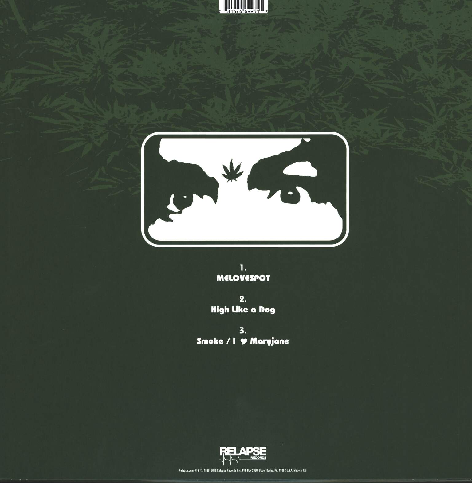 Bongzilla: Methods For Attaining Extreme Altitudes, 1×12" Maxi Single (Vinyl)
