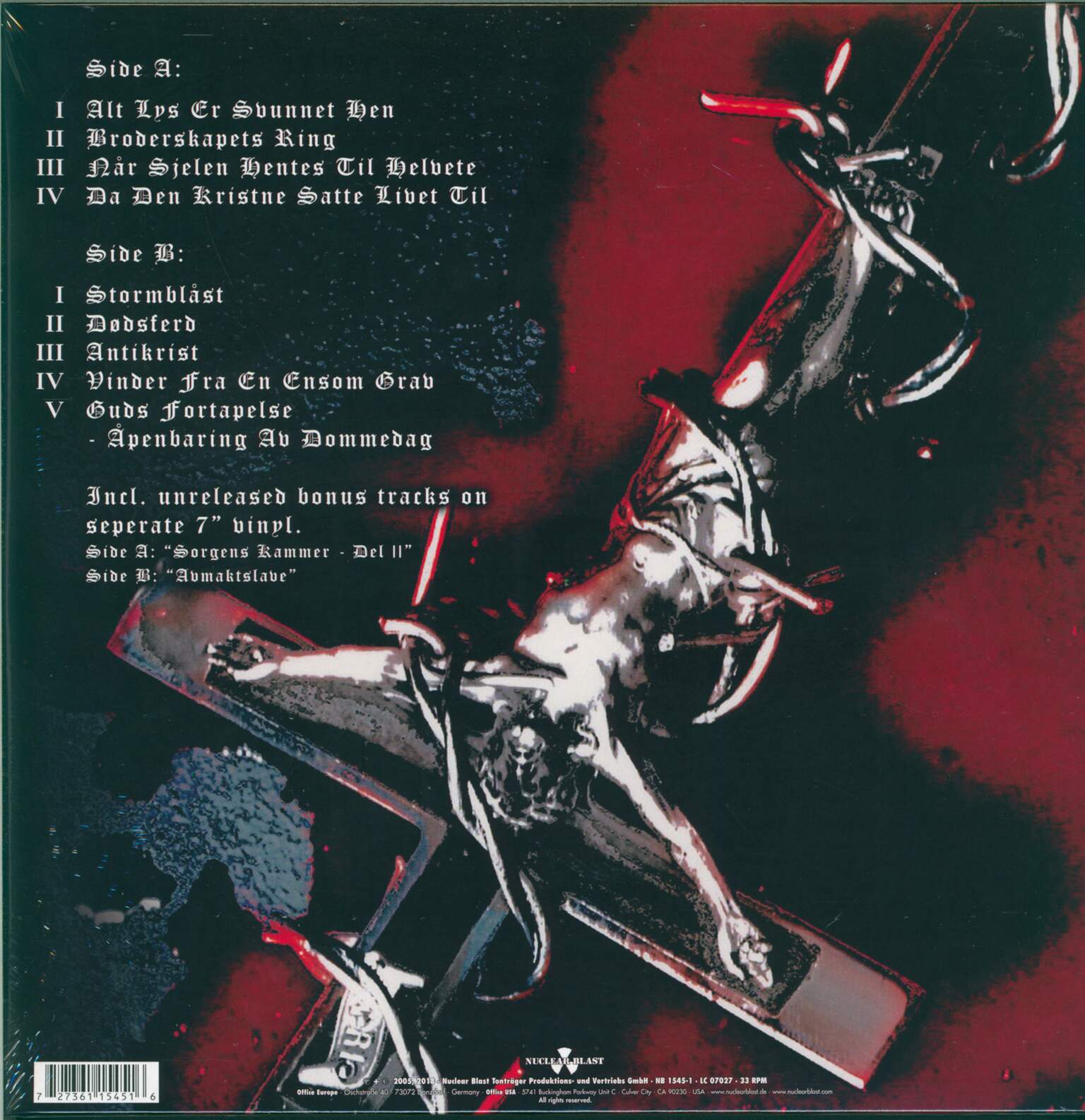 Dimmu Borgir: Stormblåst, 1×LP (Vinyl), 1×7" Single (Vinyl)