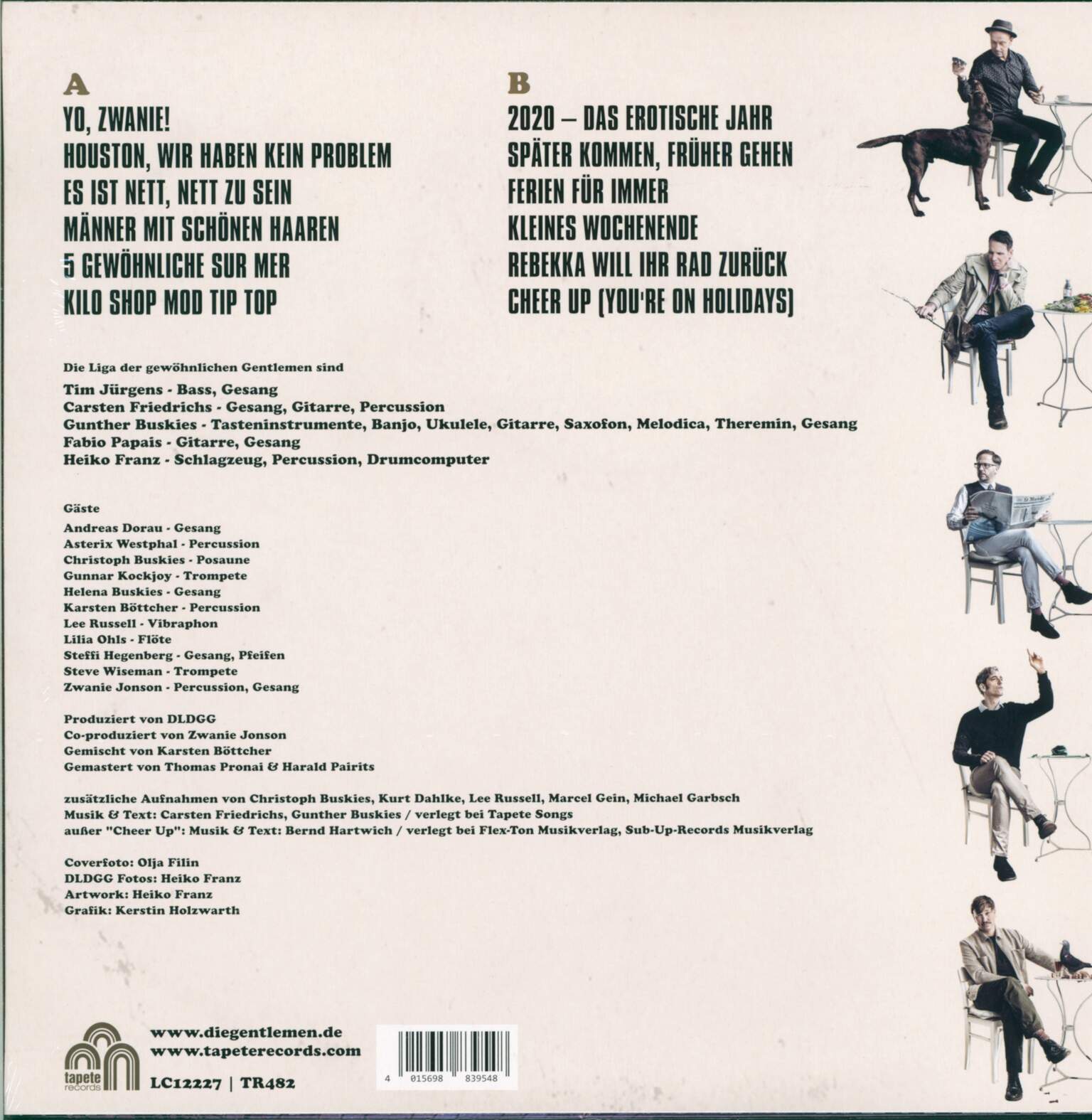 Die Liga Der Gewöhnlichen Gentlemen: Gschichterln aus dem Park Café, 1×LP (Vinyl)
