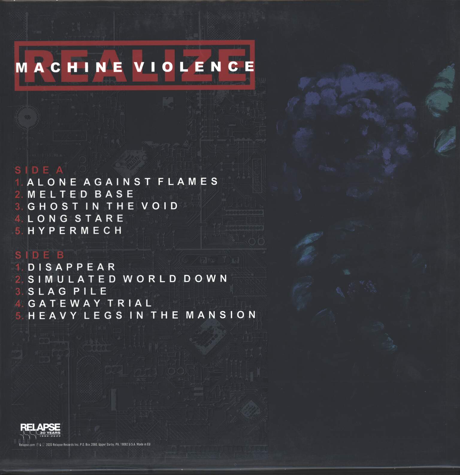 Realize: Machine Violence, 1×LP (Vinyl)