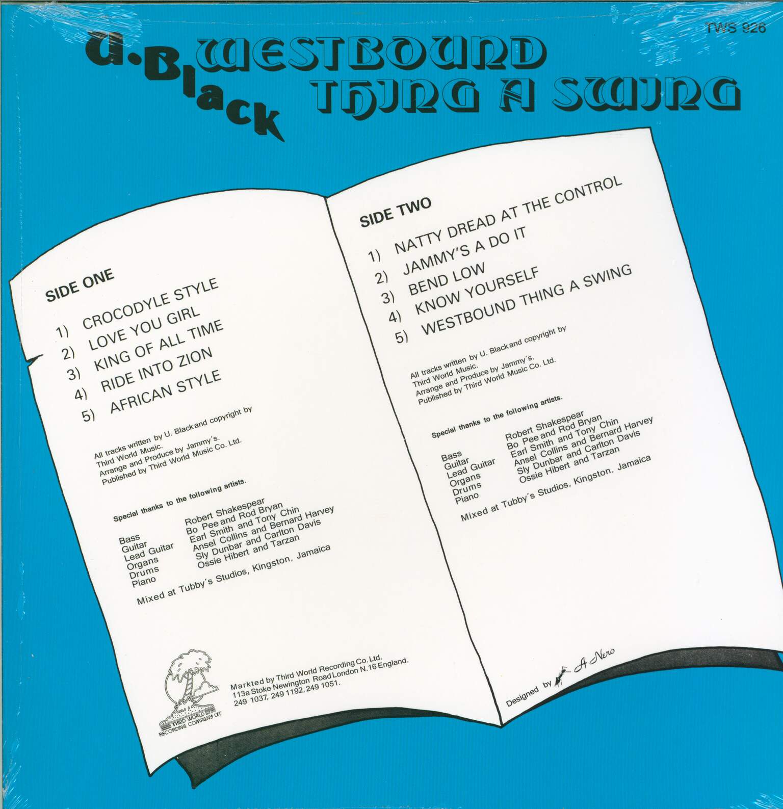 U Black: Westbound Thing A Swing, 1×LP (Vinyl)