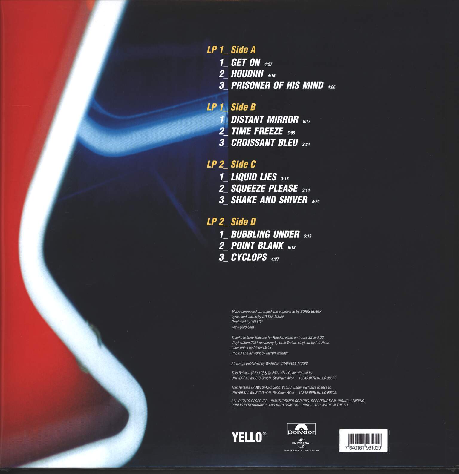 Yello: Motion Picture, 2×LP (Vinyl)