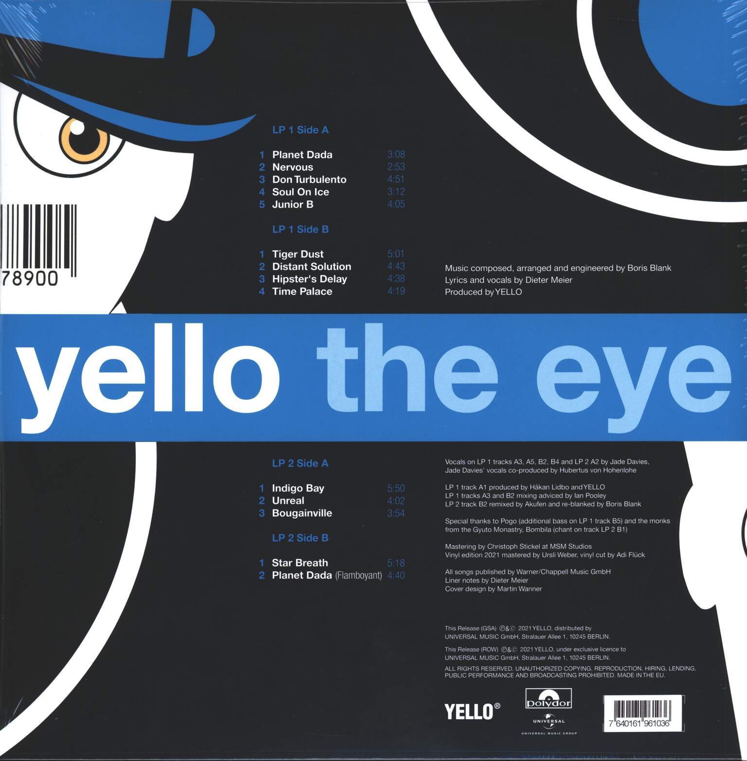 Yello: The Eye, 2×LP (Vinyl)