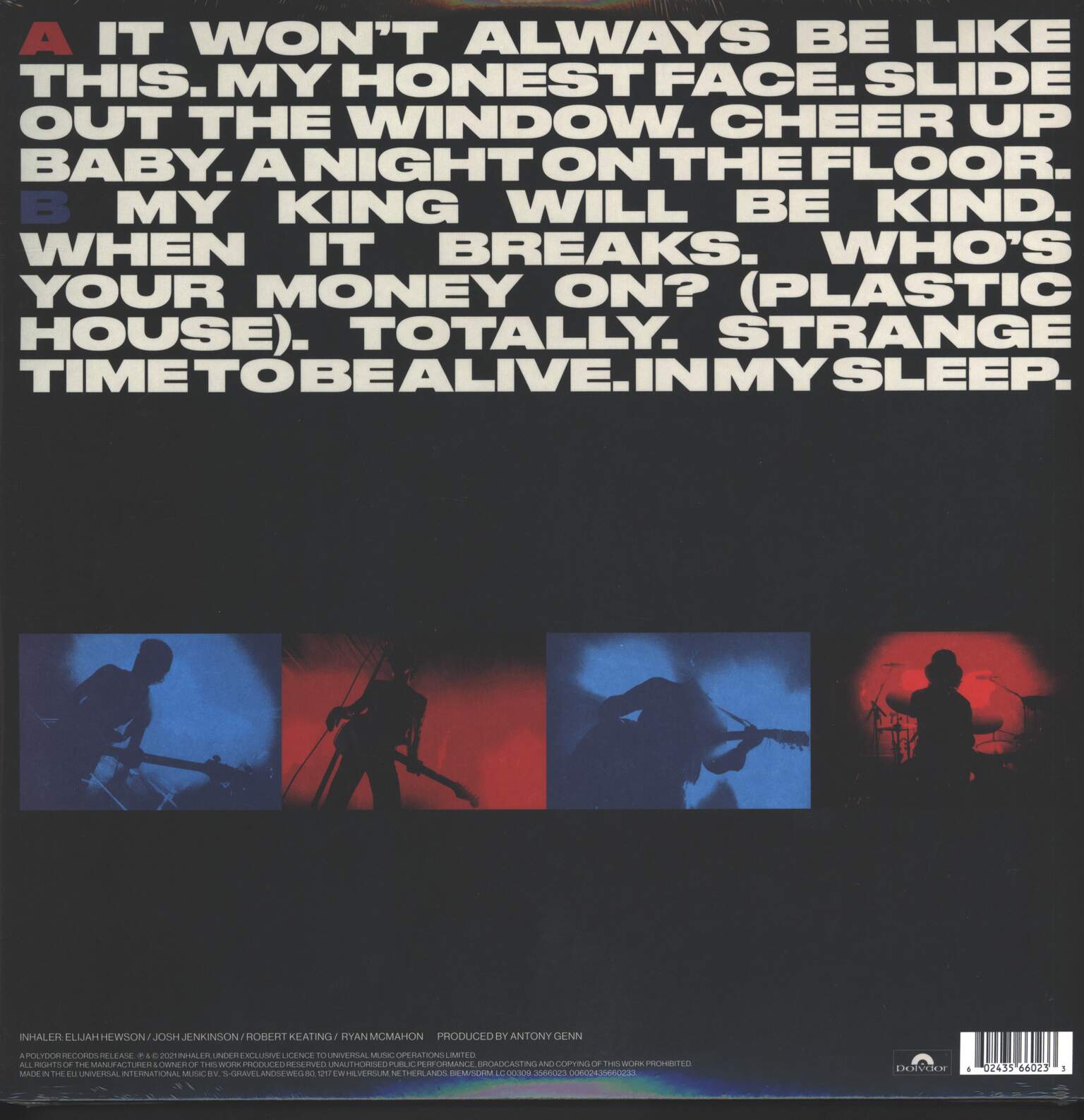 Inhaler: It Won’t Always Be Like This, 1×LP (Vinyl)