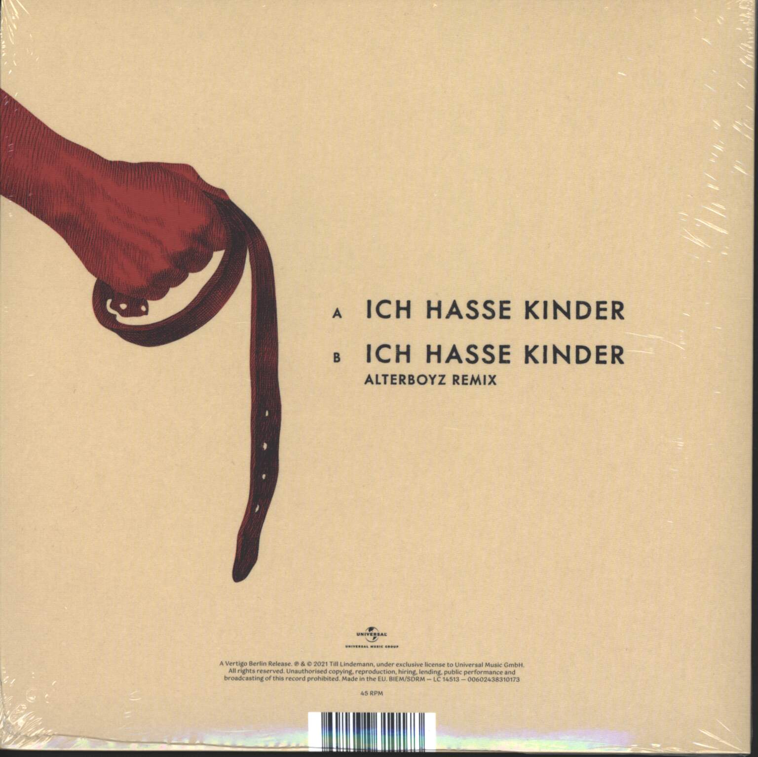 Till Lindemann: Ich Hasse Kinder, 1×7" Single (Vinyl)