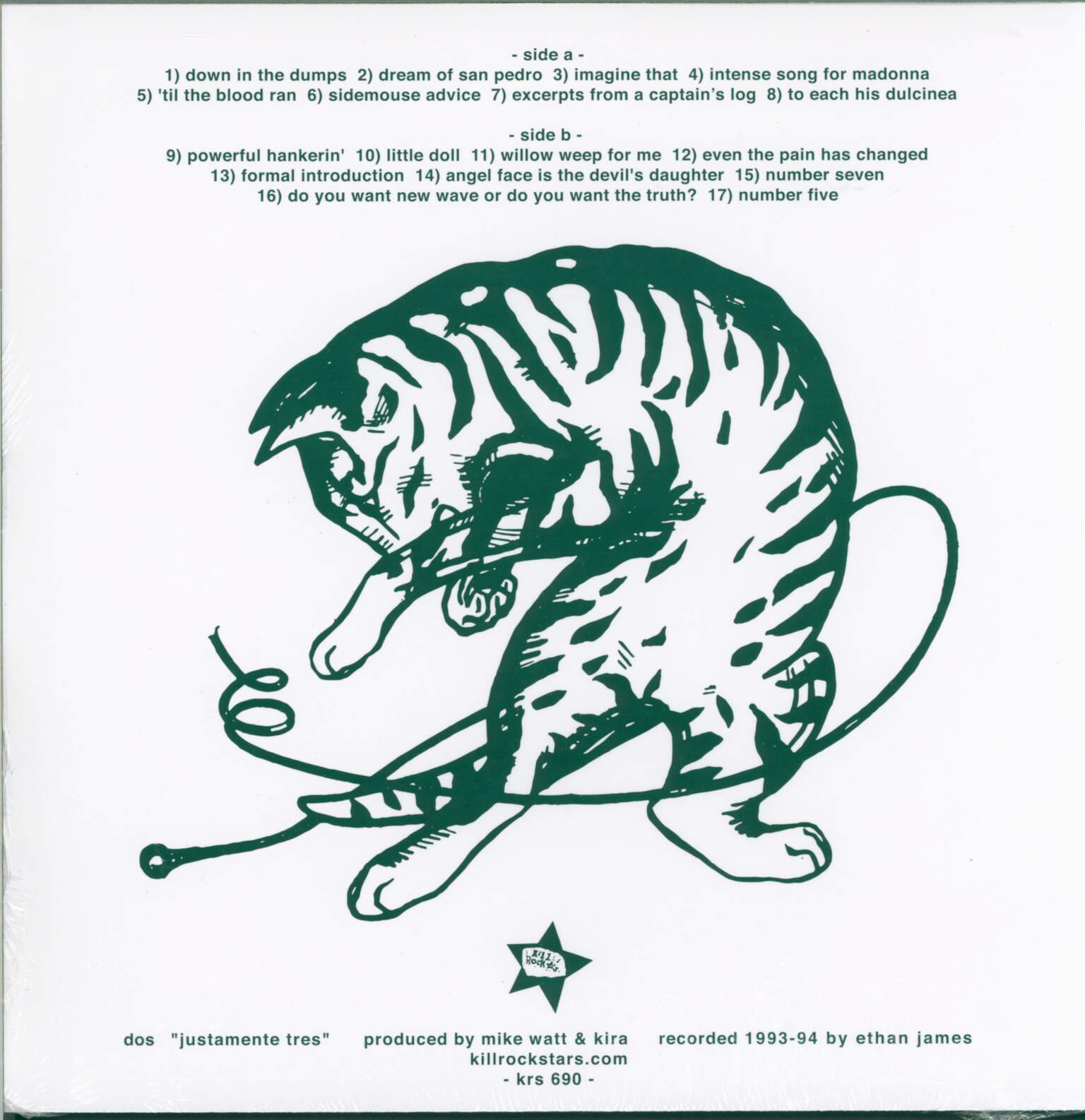 Dos: Justamente Tres, 1×LP (Vinyl)