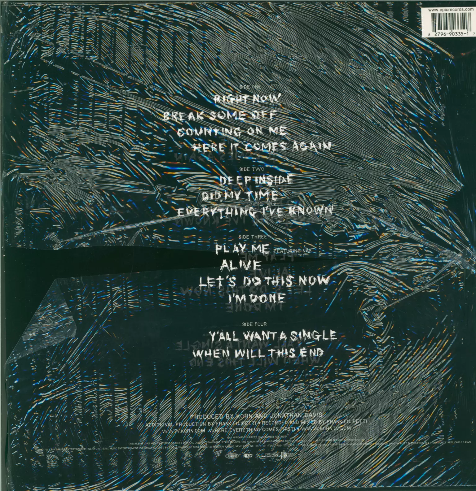 Korn: Take A Look In The Mirror, 2×LP (Vinyl)