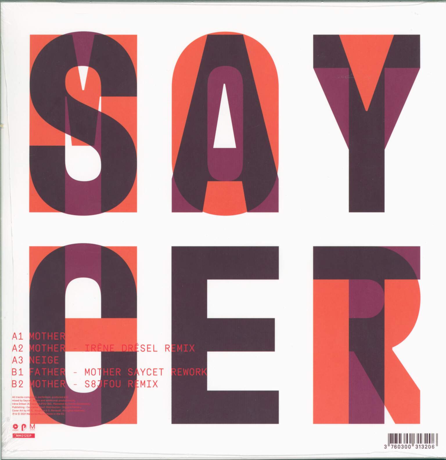 Saycet: Father, 1×12" Maxi Single (Vinyl)