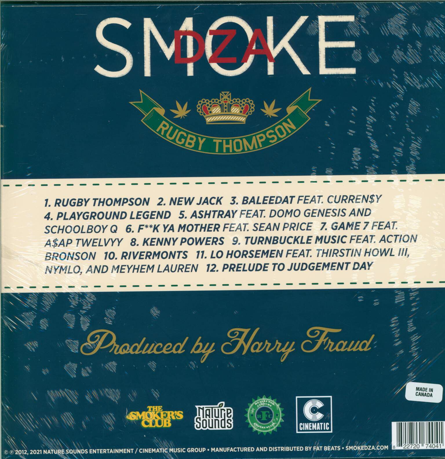 Smoke DZA: Rugby Thompson, 2×LP (Vinyl)