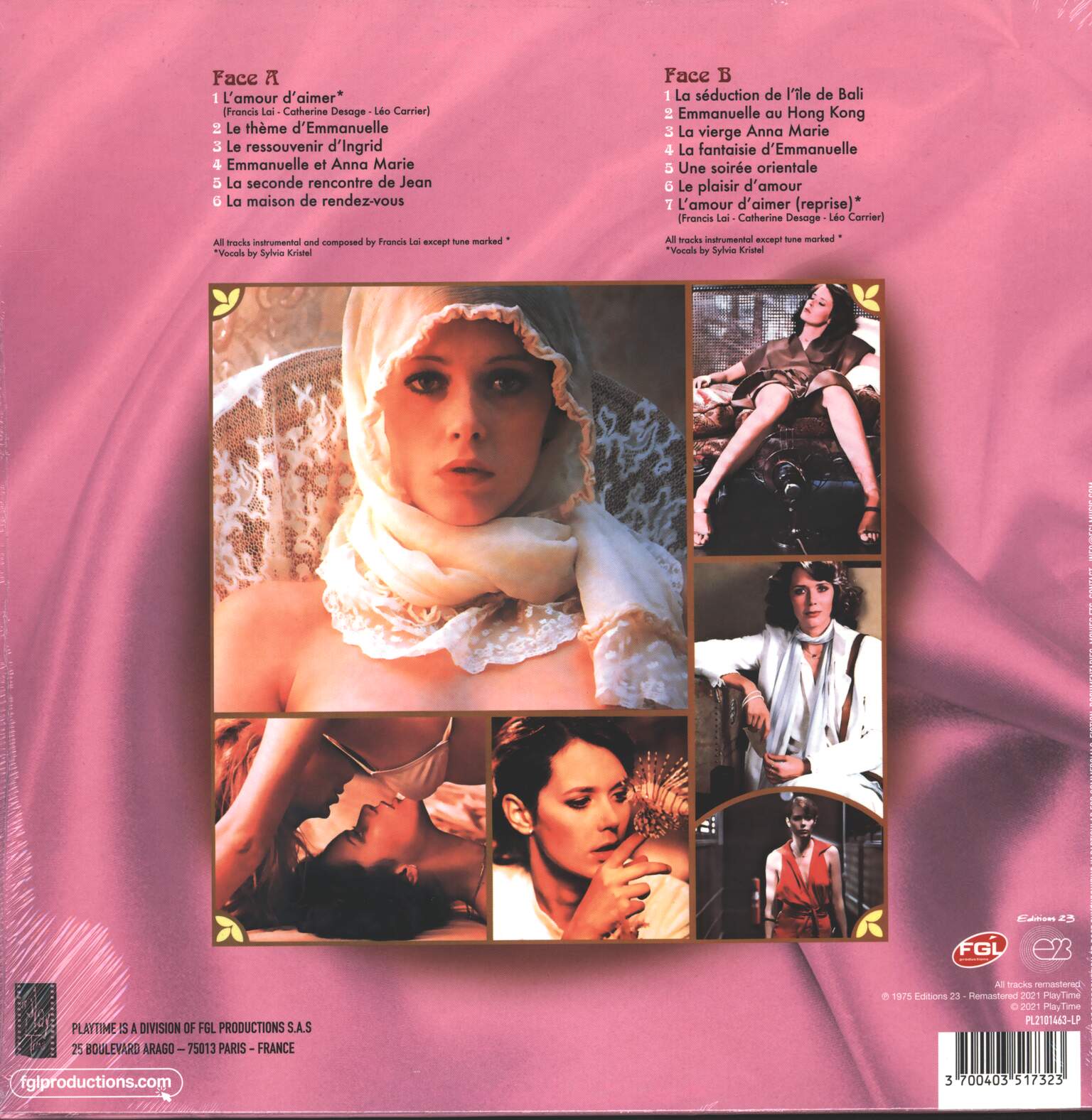 Francis Lai: Emmanuelle II - L'Anti Vierge (Original Soundtrack Recording), 1×LP (Vinyl)