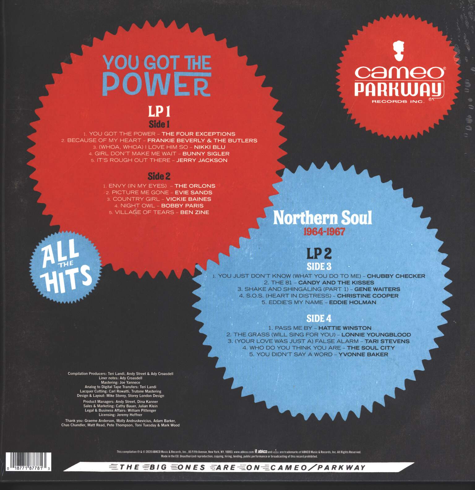 Various: You Got The Power - Cameo Parkway Northern Soul 1964 - 1967, 2×LP (Vinyl)