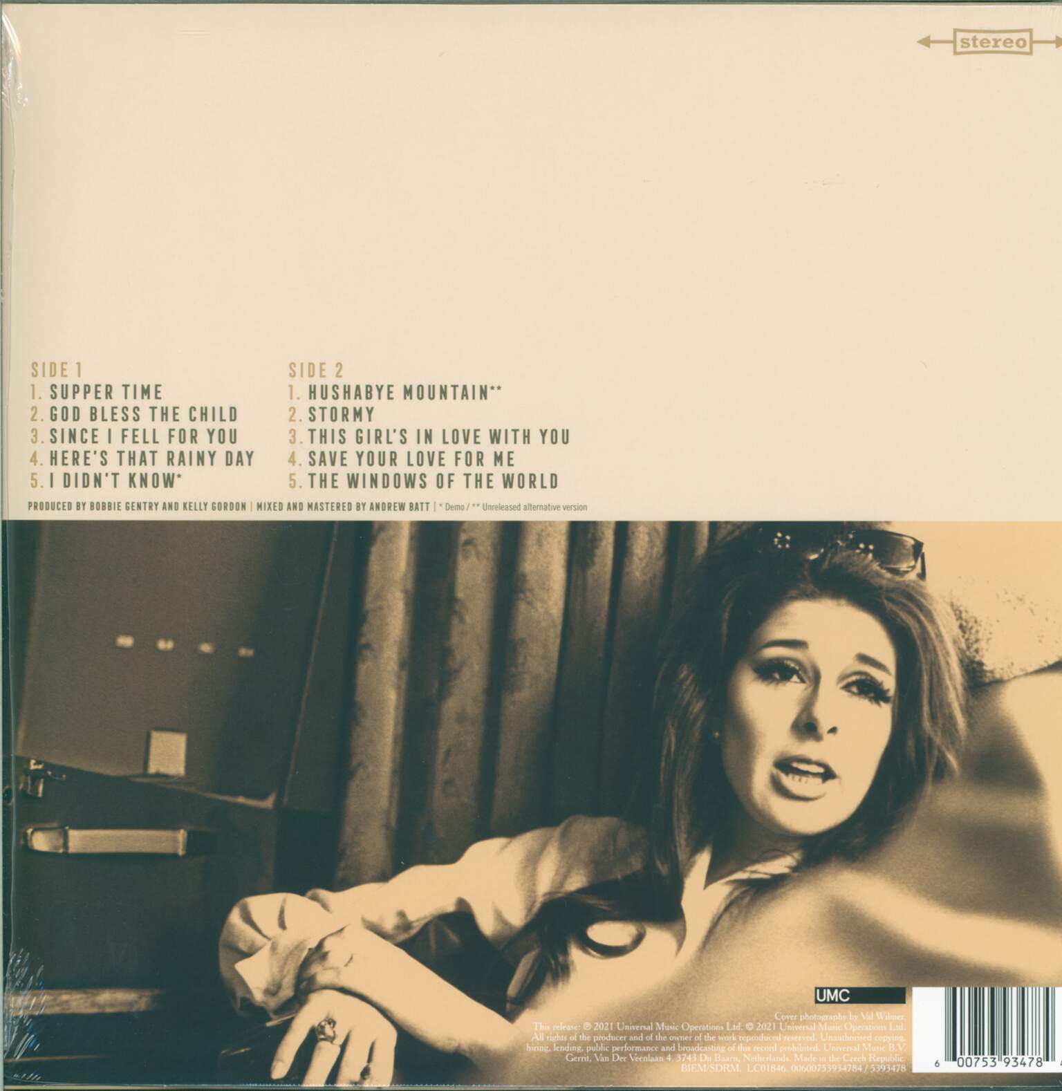 Bobbie Gentry: The Windows Of The World, 1×LP (Vinyl)
