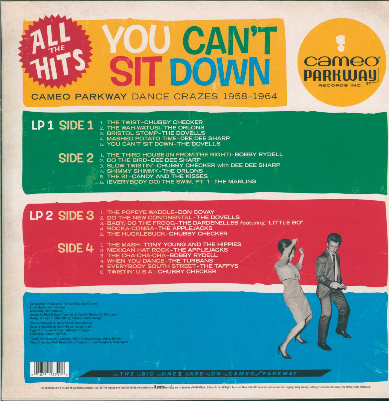 Various Artists: You Can't Sit Down: Cameo Parkway Dance Craze, 2×LP (Vinyl)