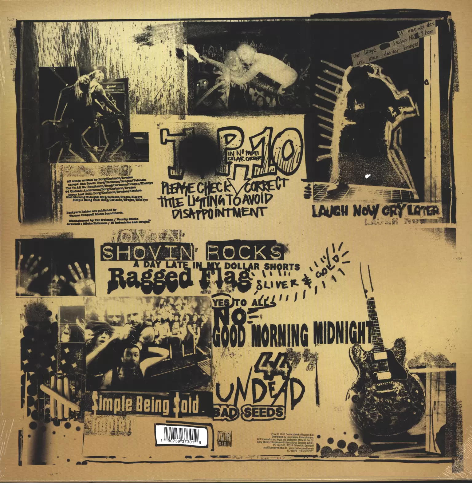 Backyard Babies: Sliver & Gold, 1×LP (Vinyl)