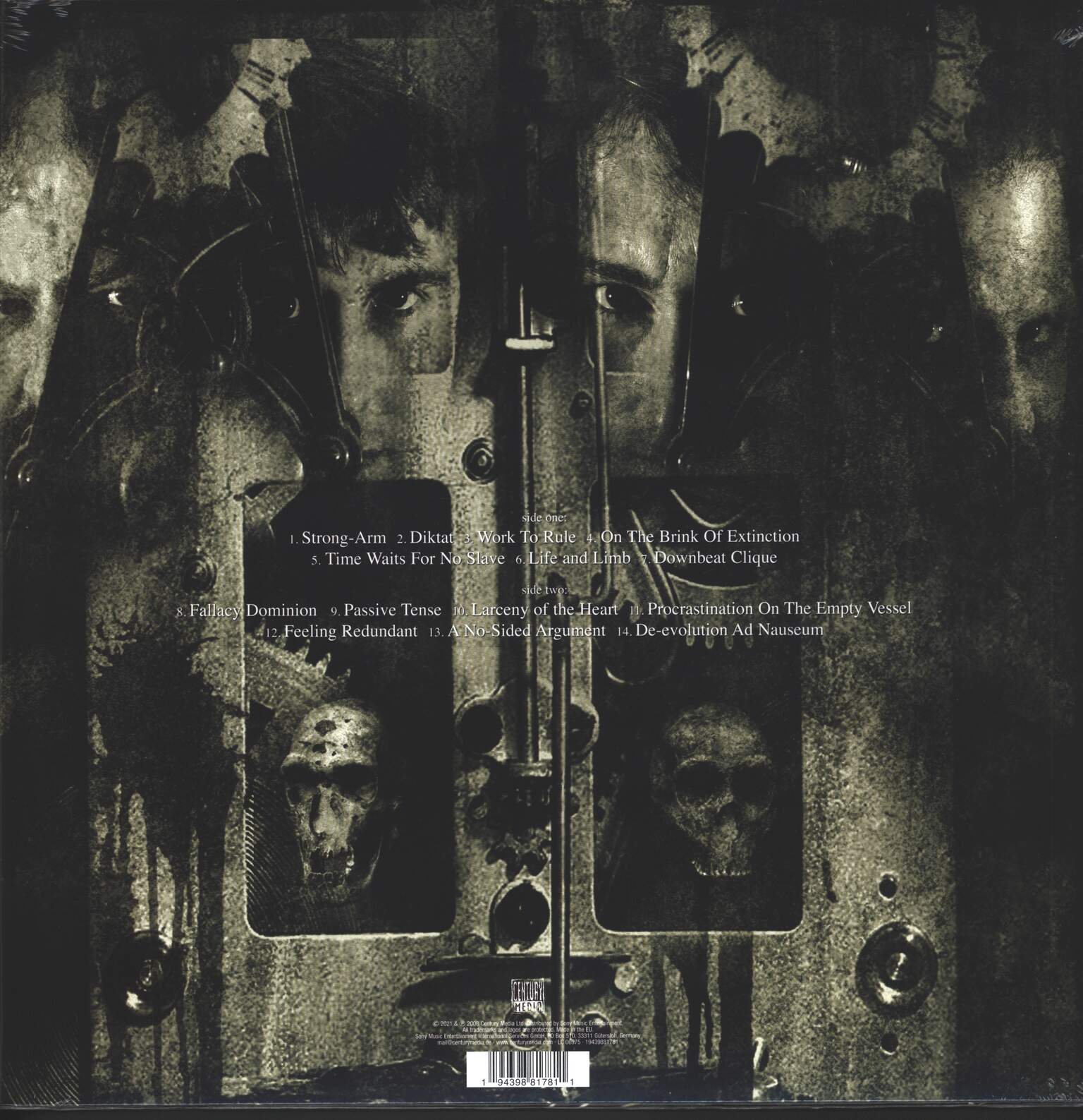 Napalm Death: Time Waits For No Slave, 1×LP (Vinyl)
