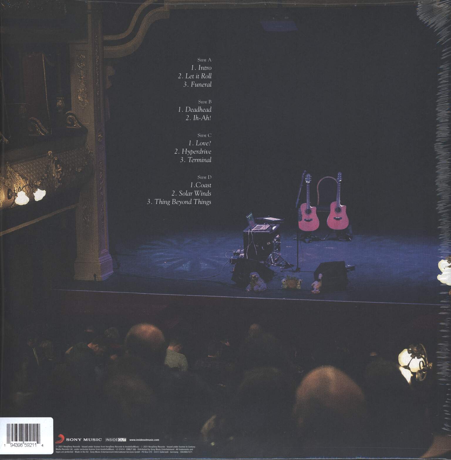 Devin Townsend: Acoustically Inclined (Live In Leeds), 1×CD, 2×LP (Vinyl)
