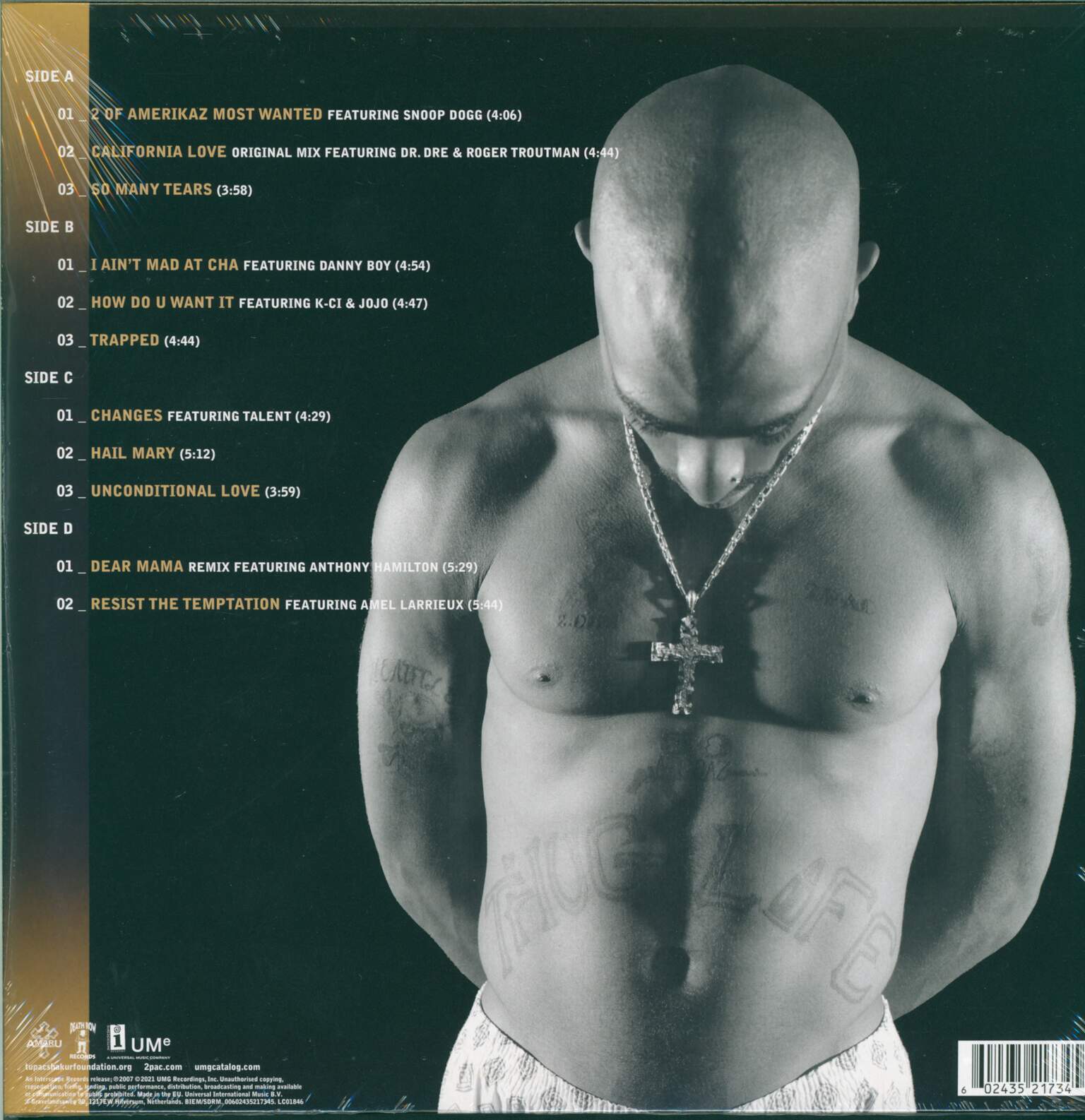 2pac: The Best Of 2Pac - Part 1: Thug, 2×LP (Vinyl)