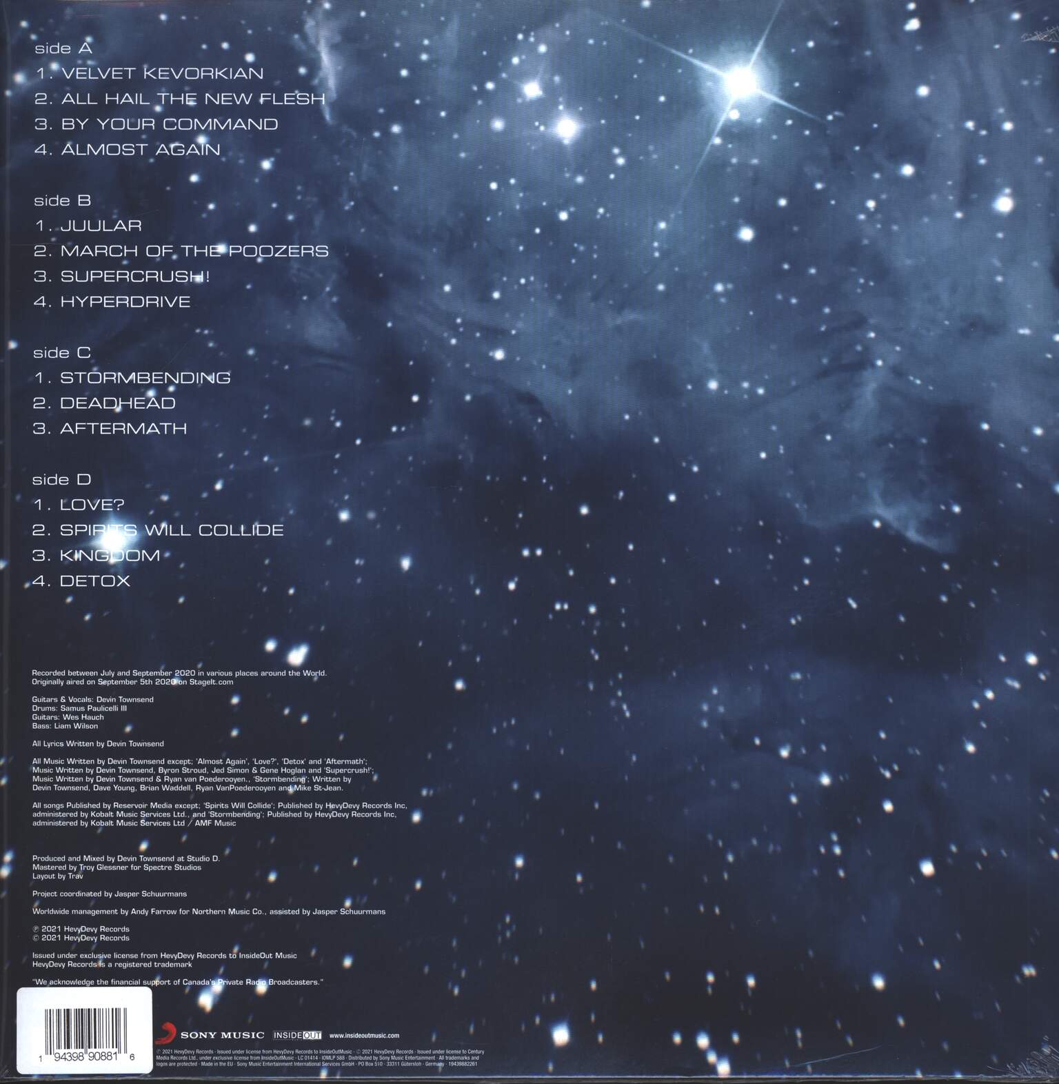 Devin Townsend: Galactic Quarantine, 2×LP (Vinyl), 1×CD