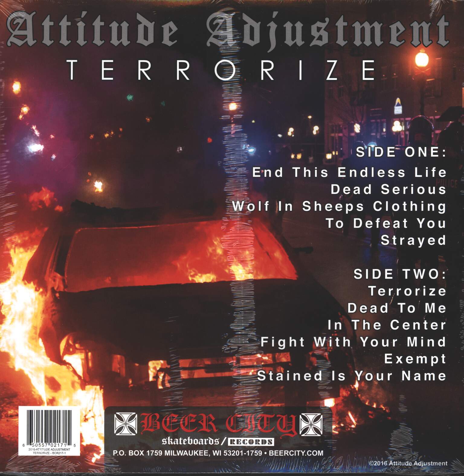 Attitude Adjustment: Terrorize, 1×LP (Vinyl)