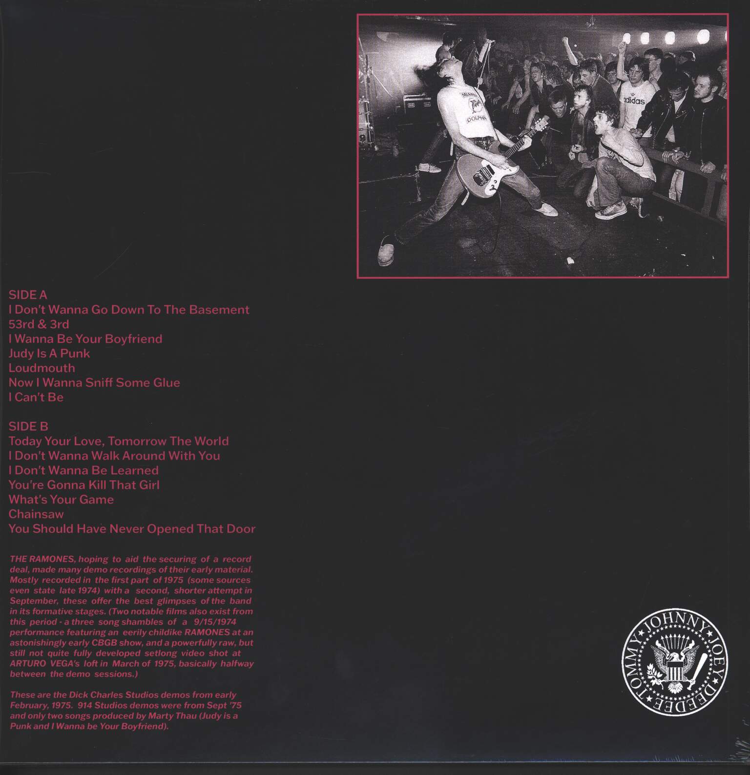 Ramones: DEMOS 1975, 1×LP (Vinyl)