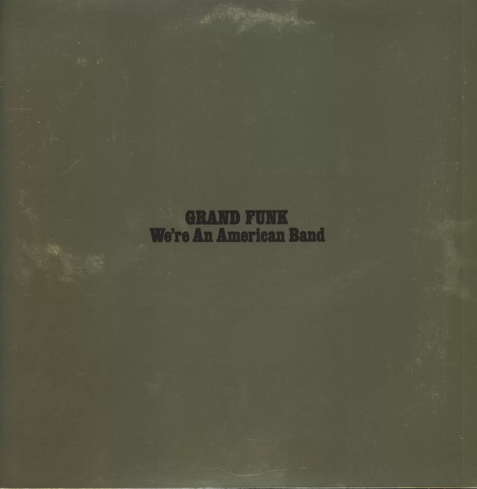 Grand Funk Railroad: We're An American Band, 1×LP (Vinyl)