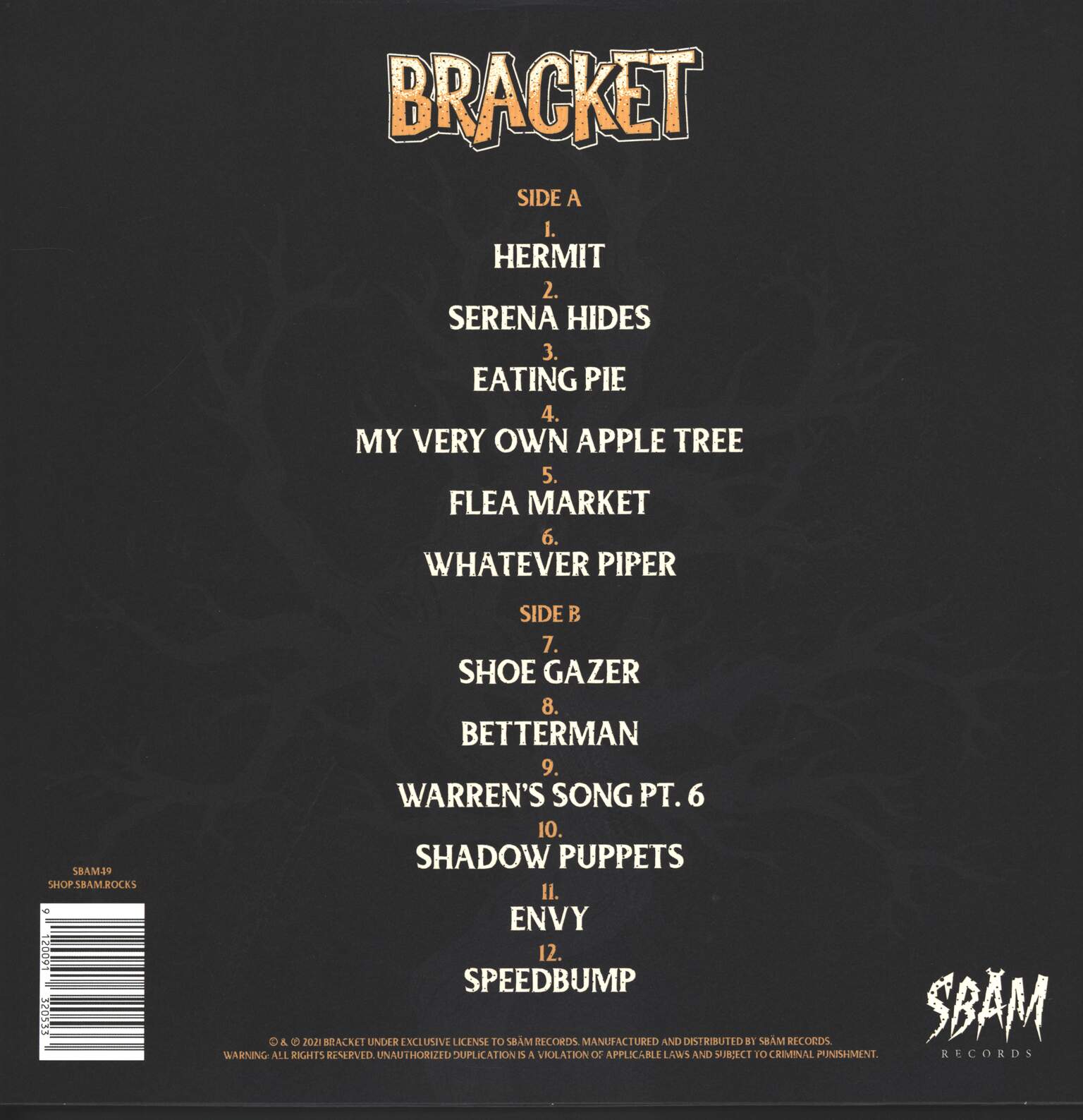 Bracket: Like You Know, 1×LP (Vinyl)