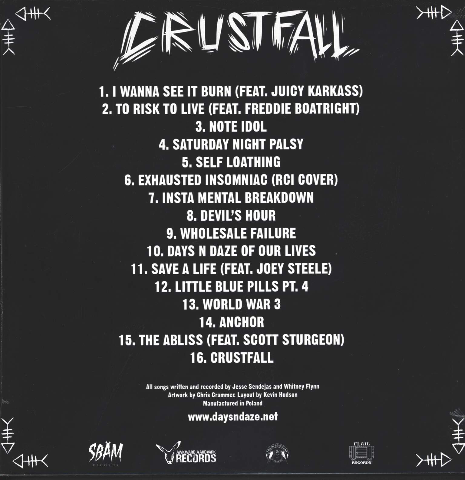 Days N' Daze: Crustfall, 1×LP (Vinyl)