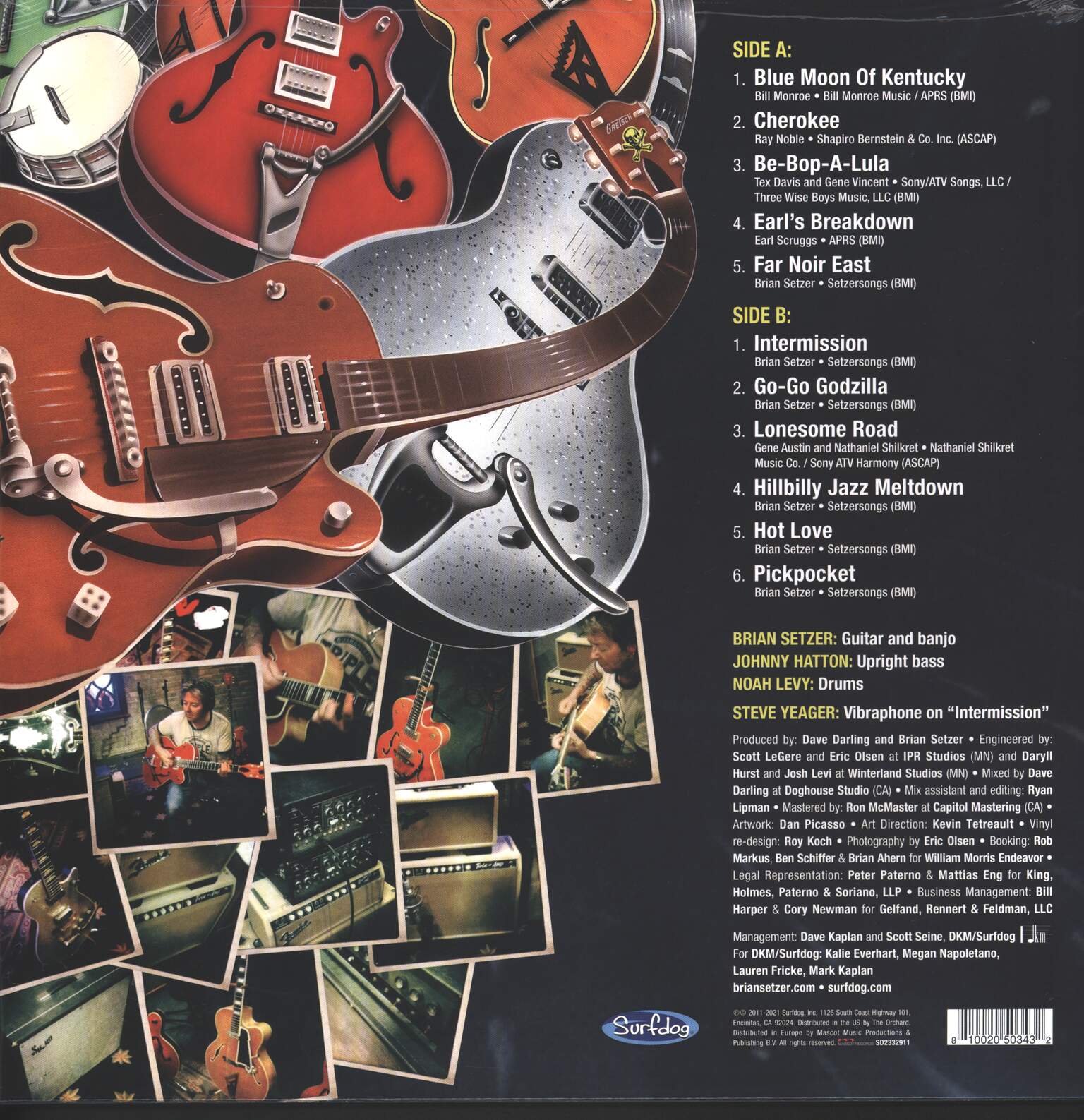 Brian Setzer: Setzer Goes Instru-Mental!, 1×LP (Vinyl)