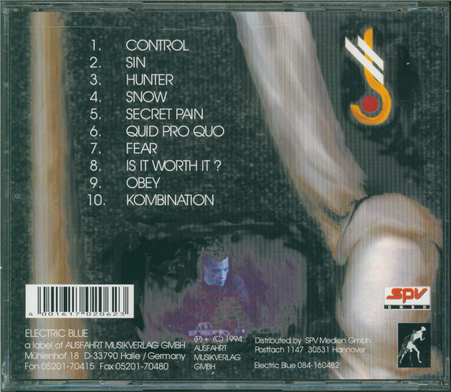 Trial: Secret Pain, 1×CD