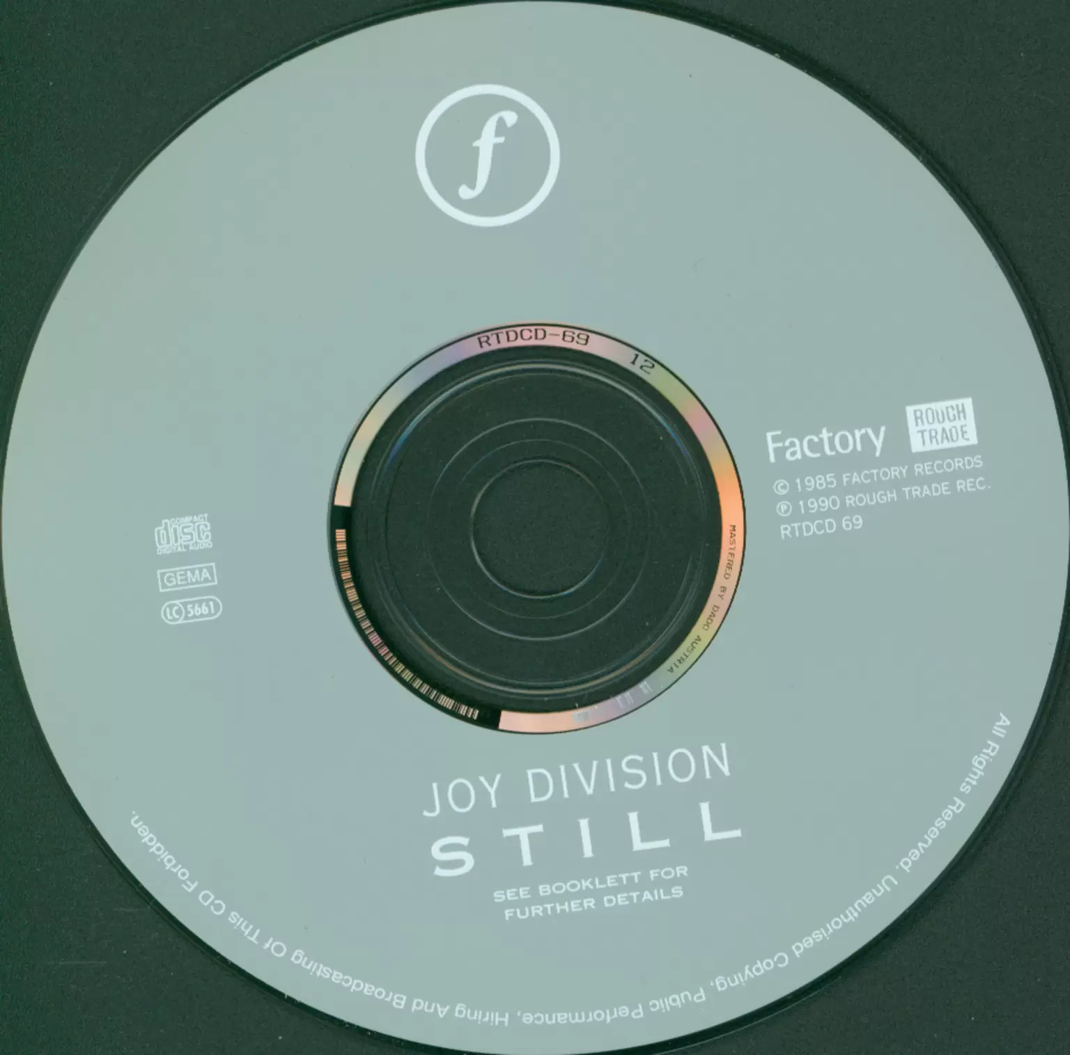 Joy Division: Still, 1×CD