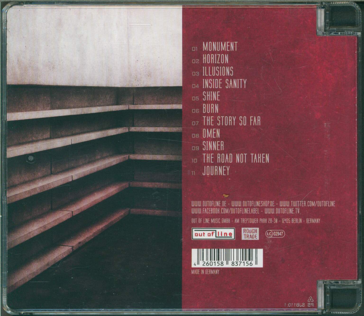 Angels & Agony: Monument, 1×CD