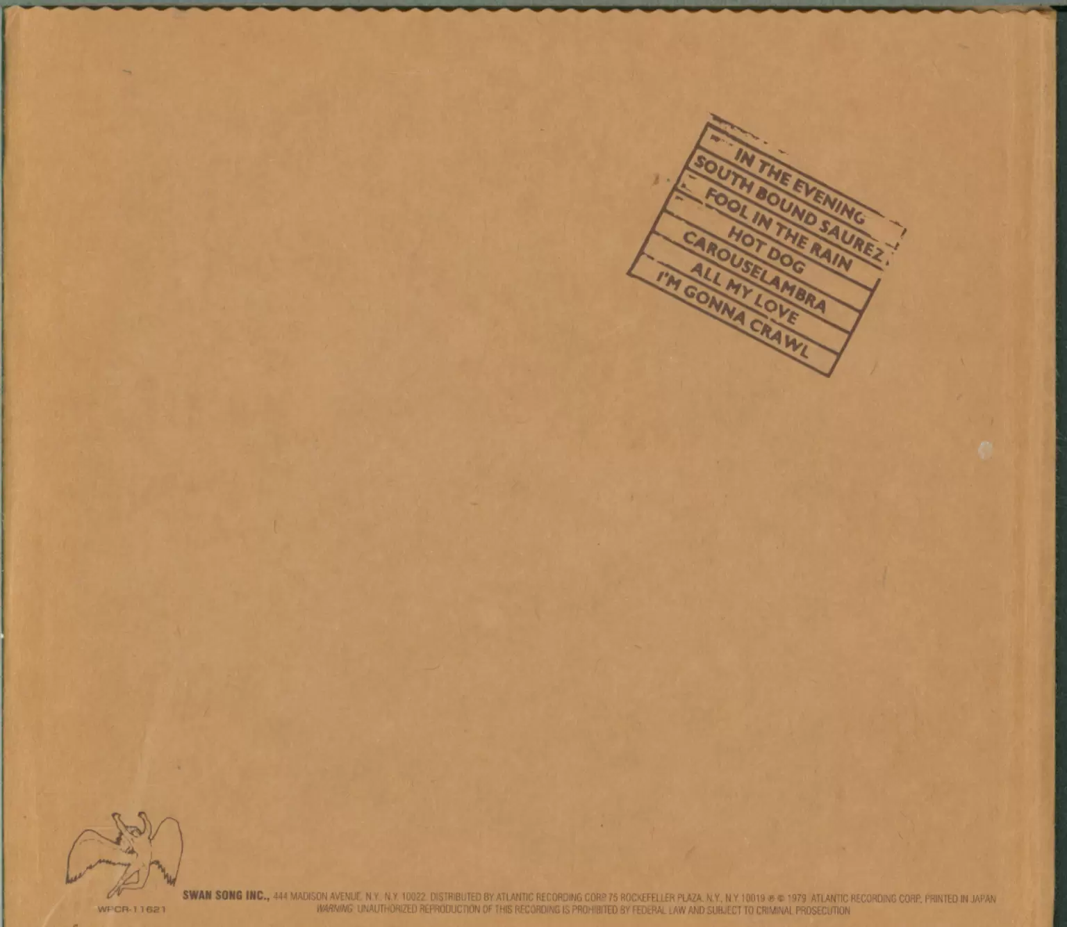 Led Zeppelin: In Through The Out Door, 1×CD