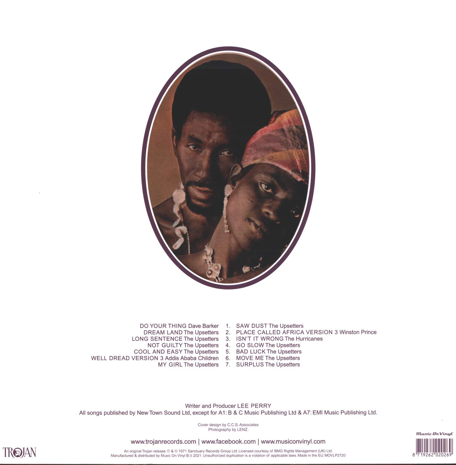 Lee Perry: Africa's Blood, 1×LP (Vinyl)