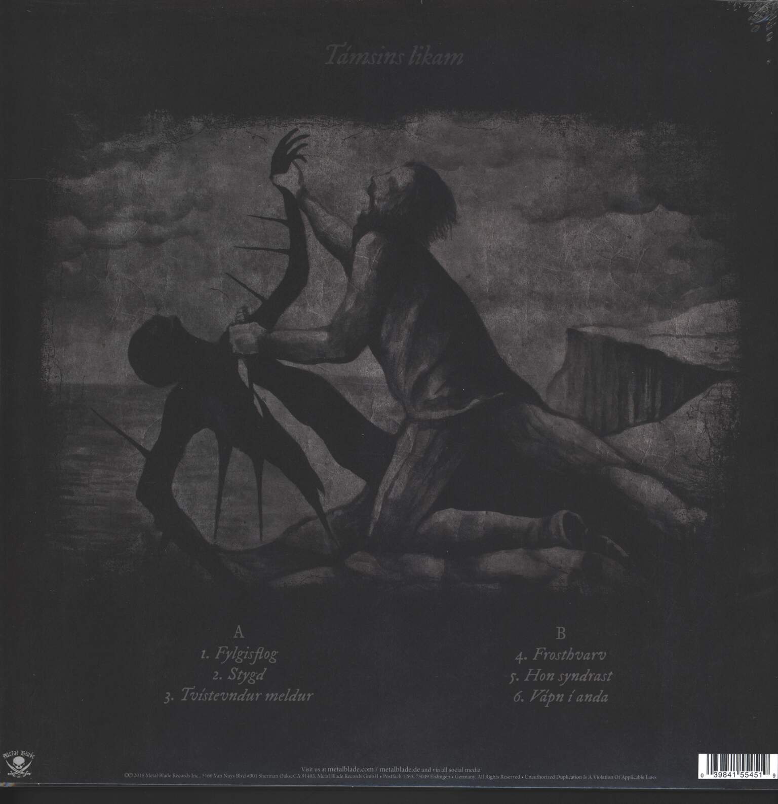 Hamferð: Támsins Likam, 1×LP (Vinyl)