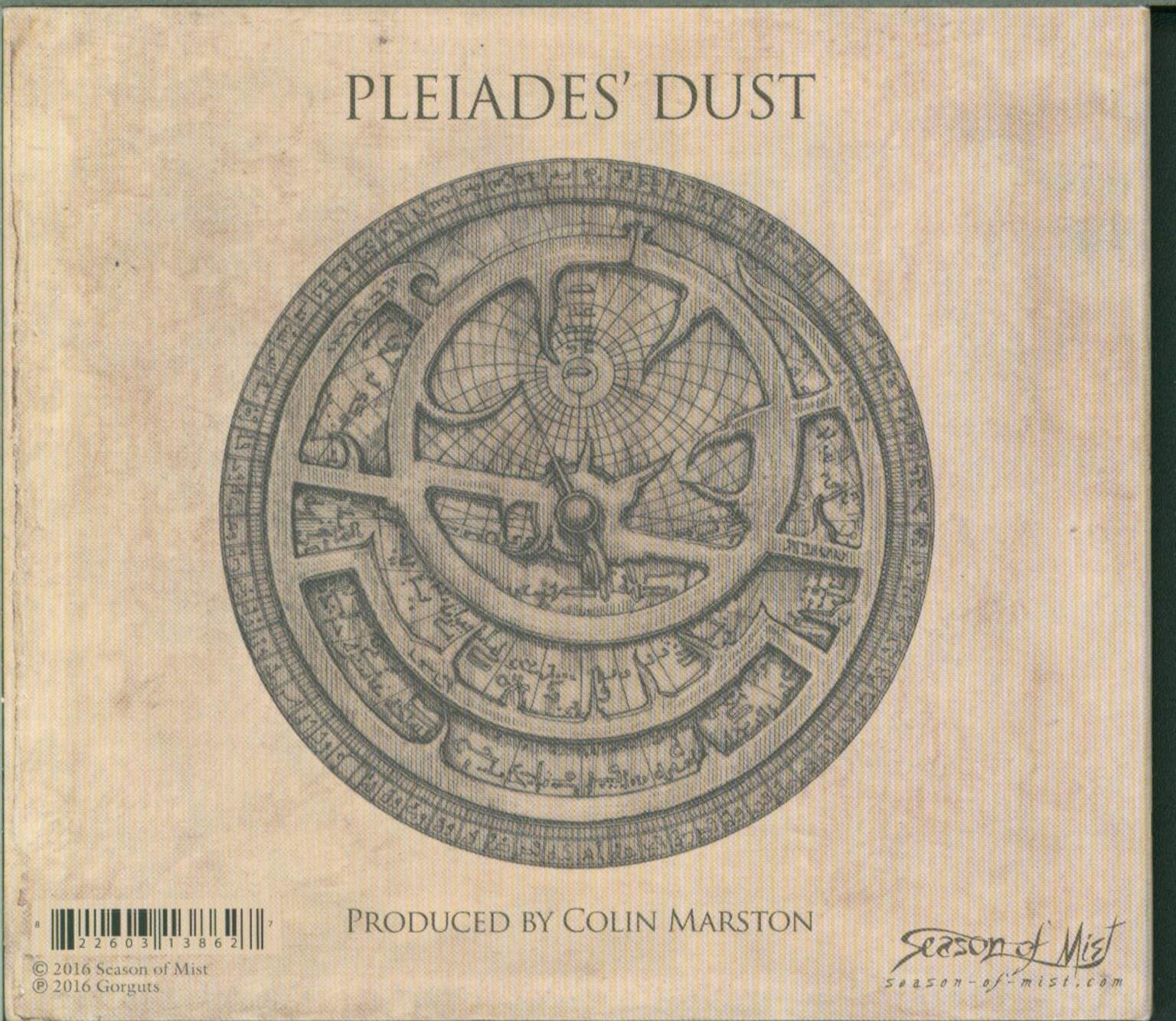 Gorguts: Pleiades' Dust, 1×Mini CD