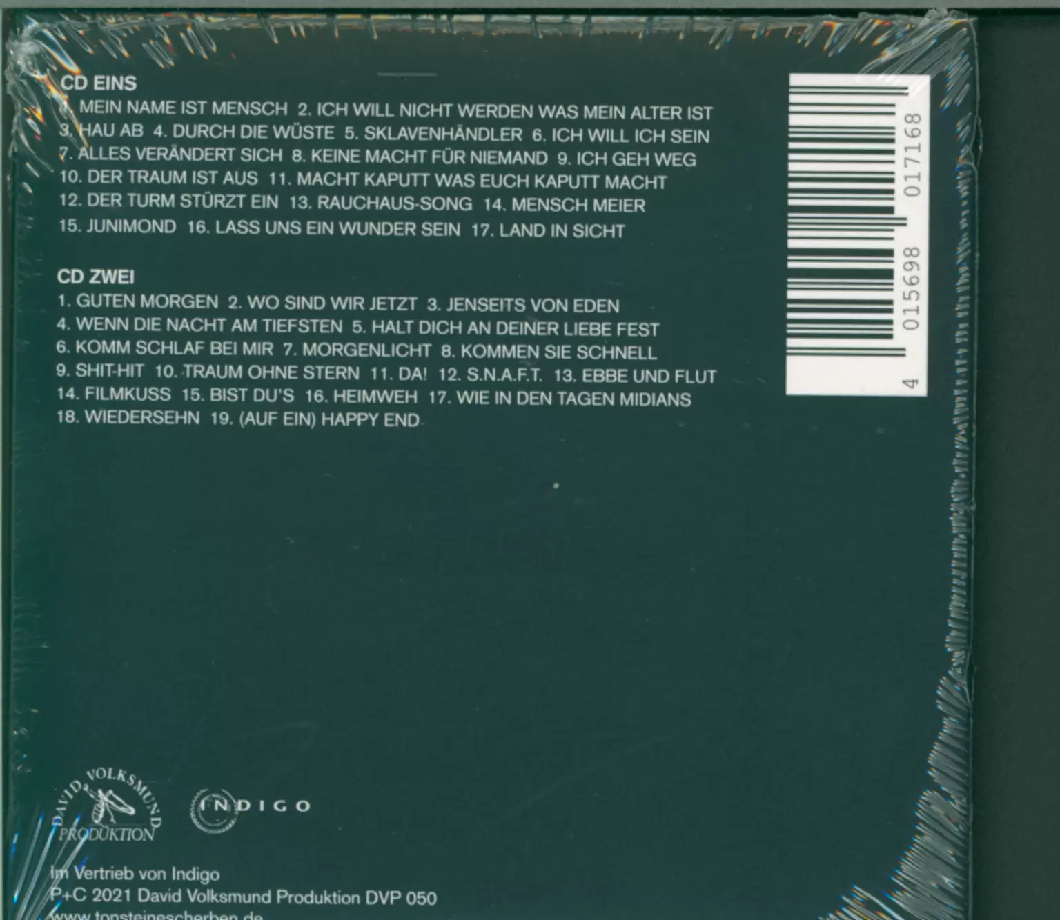 Ton Steine Scherben: 50 Jahre, 2×CD