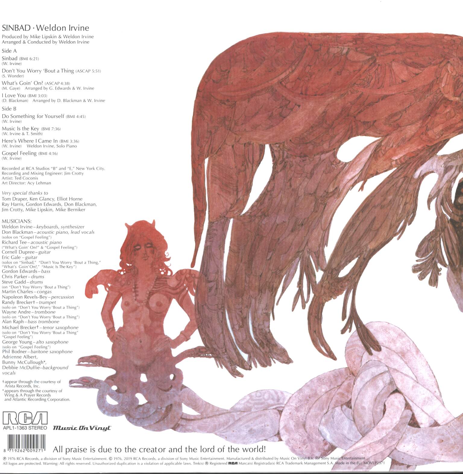 Weldon Irvine: Sinbad, 1×LP (Vinyl)