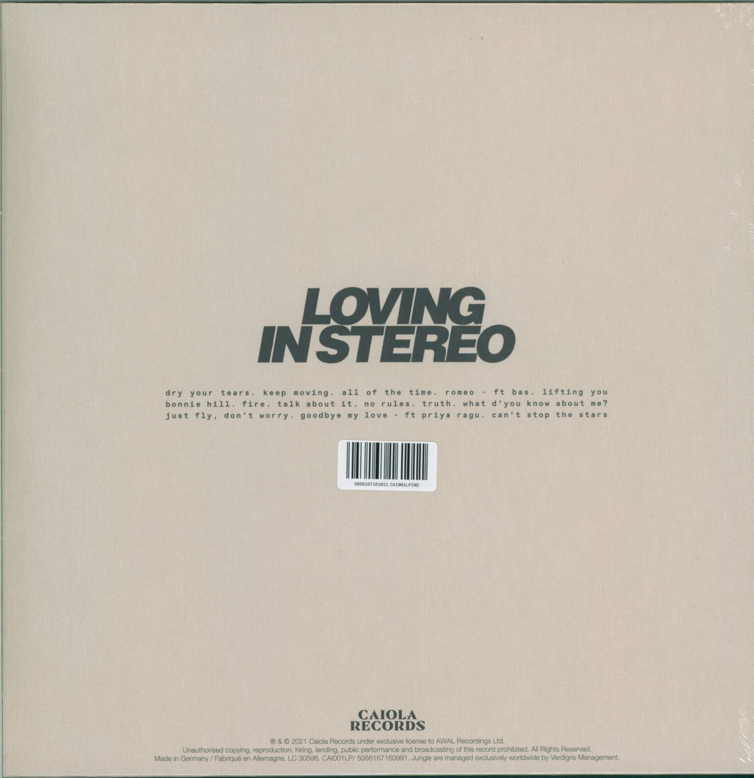Jungle: Loving In Stereo, 1×LP (Vinyl)