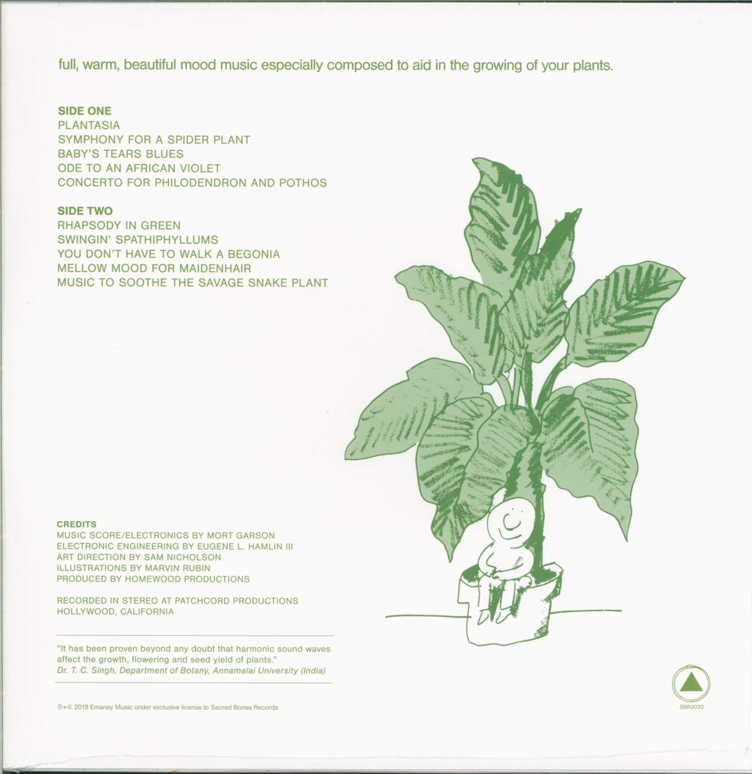 Mort Garson: Mother Earth's Plantasia, 1×LP (Vinyl)