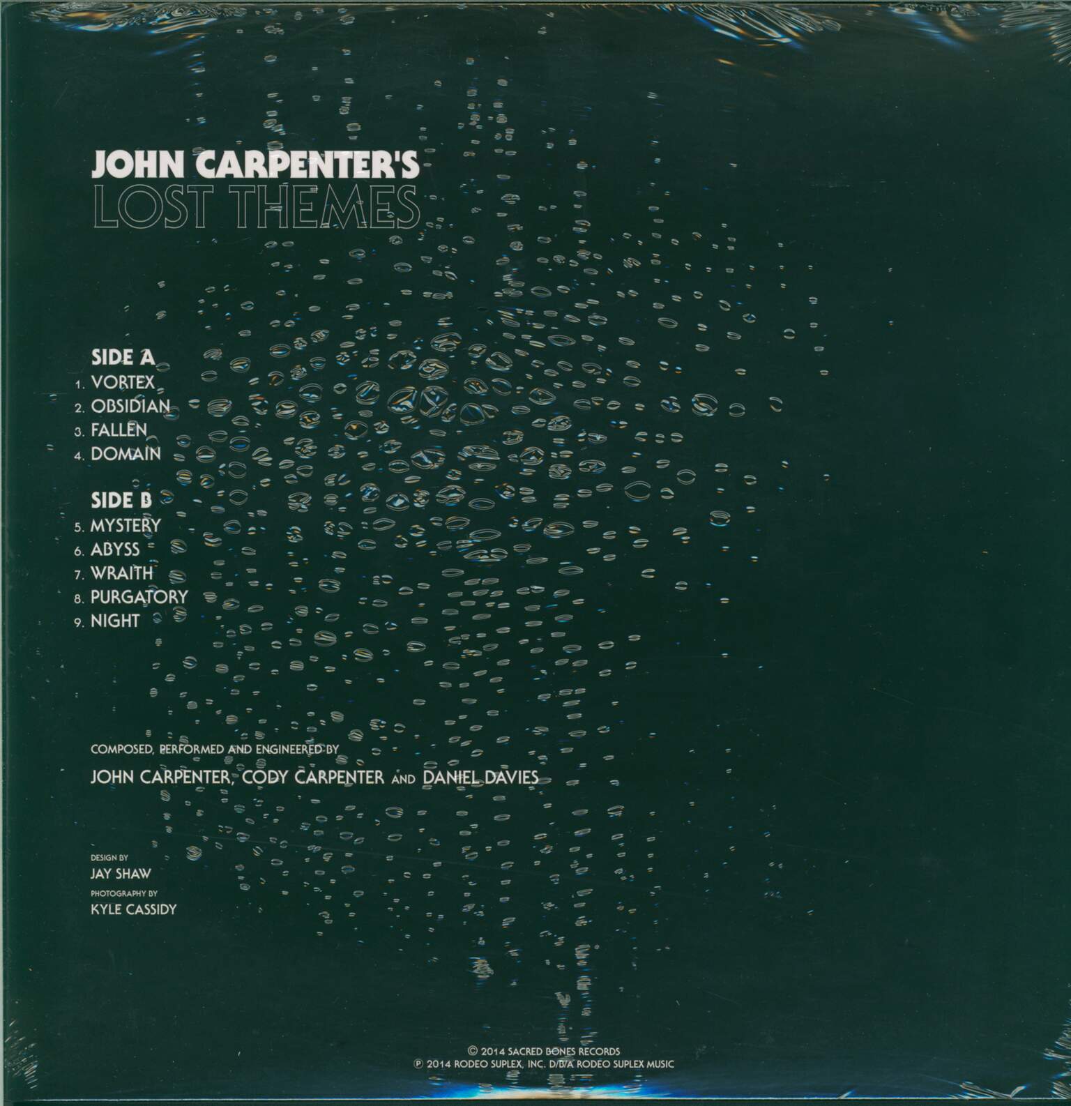 John Carpenter: John Carpenter's Lost Themes, 1×LP (Vinyl)