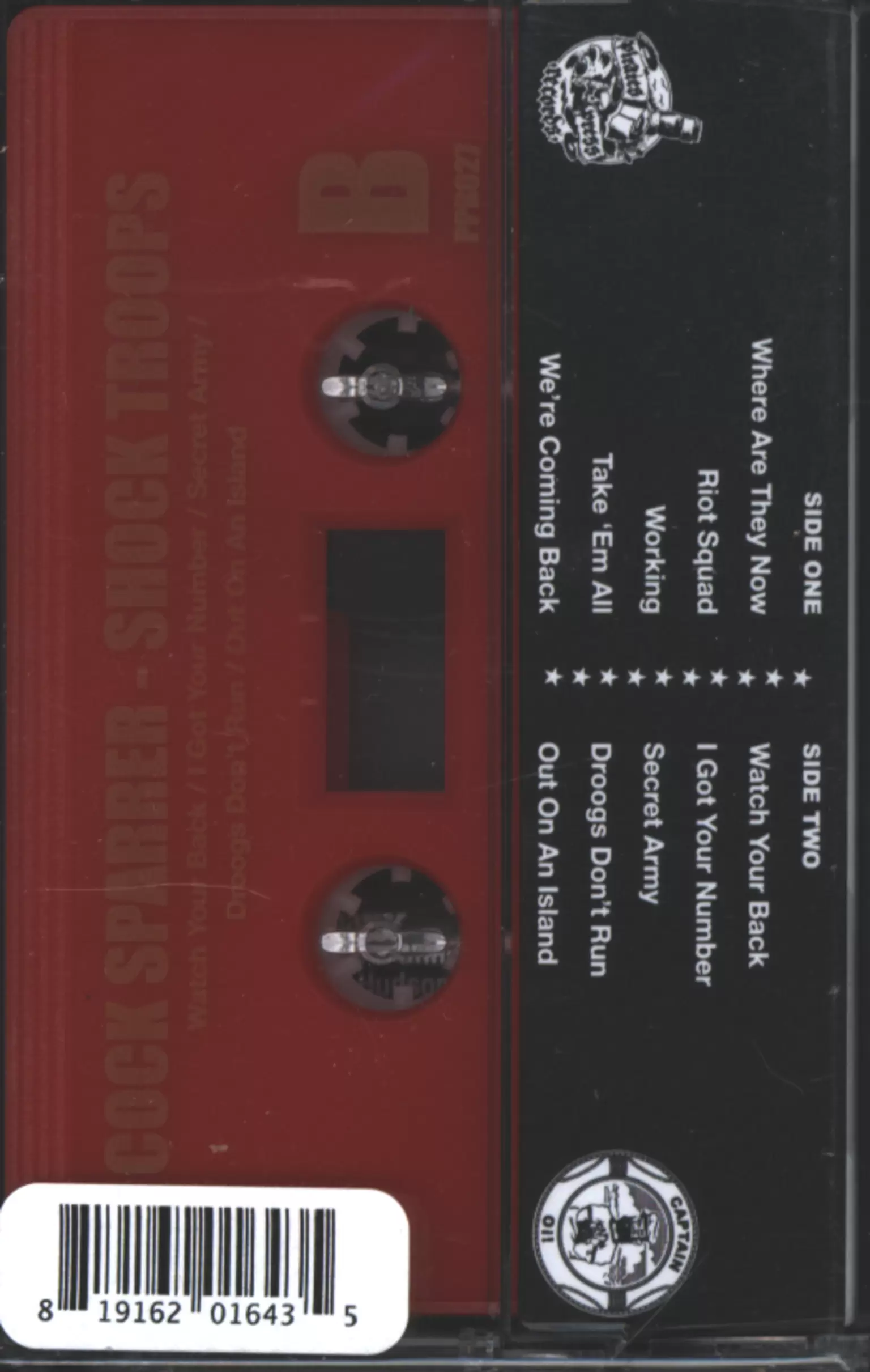 Cock Sparrer: Shock Troops, 1×Tape