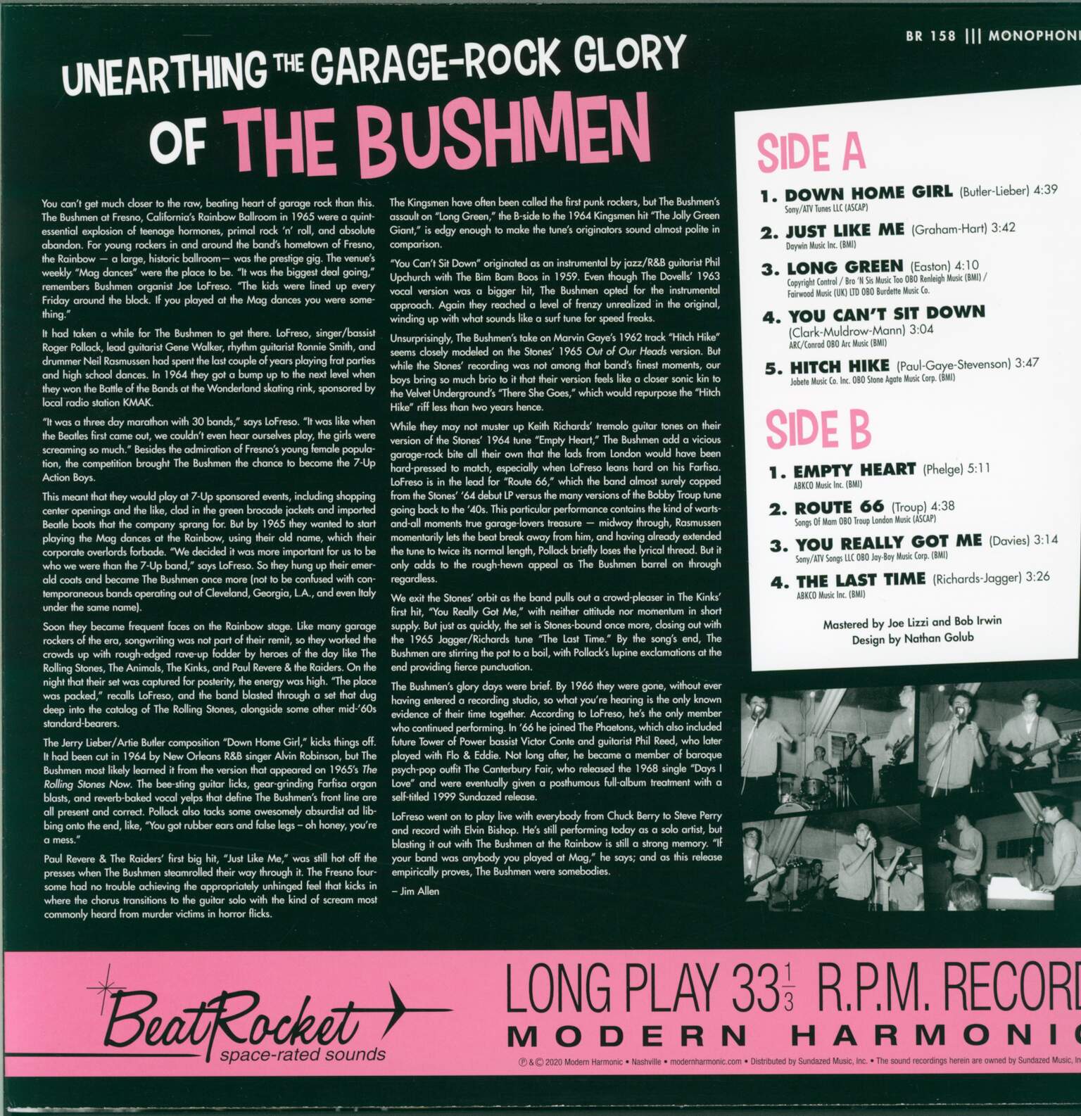 The Bushmen: The Bushmen, 1×LP (Vinyl)