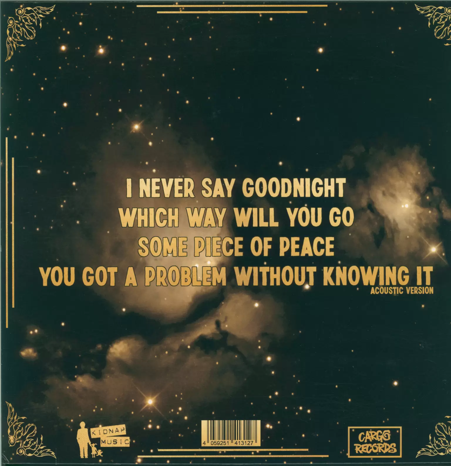 The Baboon Show: I Never Say Goodnight, 1×12" Maxi Single (Vinyl)