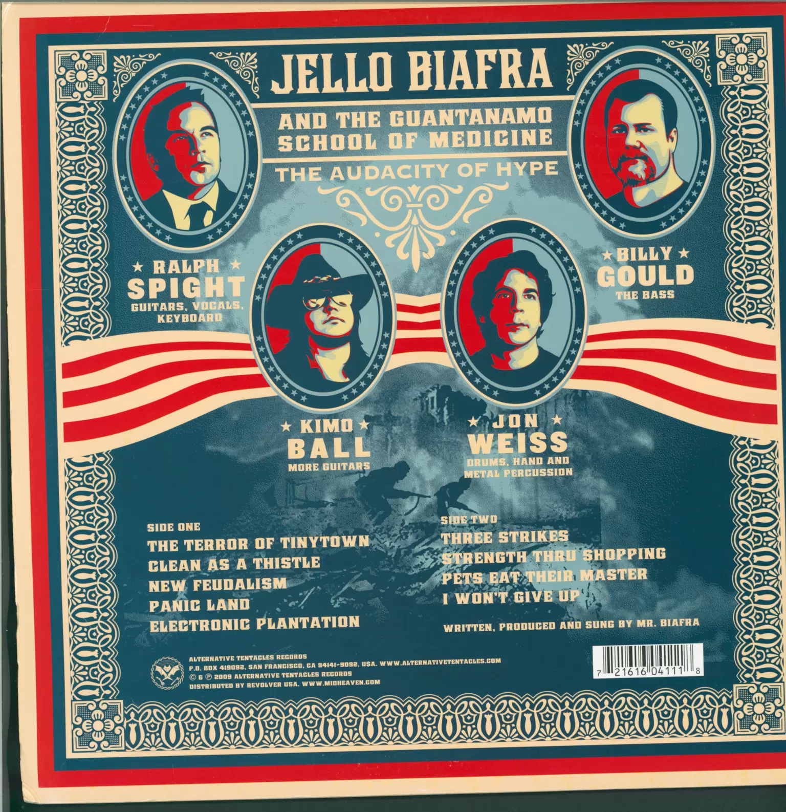 Jello Biafra And The Guantanamo School Of Medicine: The Audacity Of Hype, 1×LP (Vinyl)